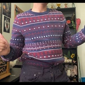 Vintage Style Thick Cotton Sweater